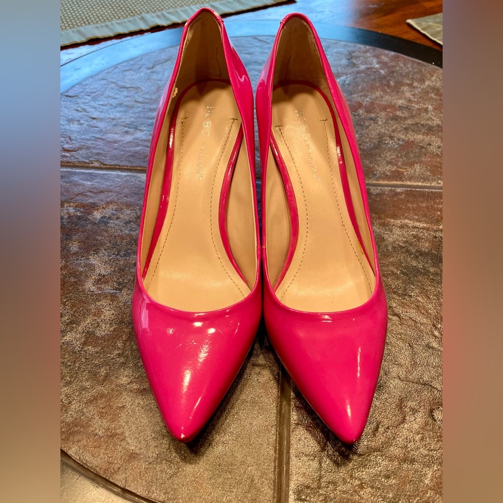 Pink patent leather pumps by BGBGeneration size 7.5 M